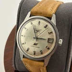 Longines Ultra Chron White Automatic Winding Date Rare Watch From Jp. Fixed Price $530.16.