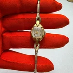 Vintage Sovereign Ladies Watch 17 Jewels Manual Wind Gold Tone 1950S Works. Fixed Price $18.00.