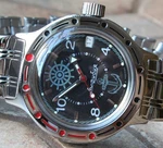 Vostok Amphibian Diver Mechanical Automatic Wrist Watch Steve Zissou 420526. Fixed Price $159.99.