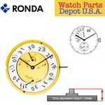 Ronda 7004.P Quartz Watch Movement, 2 Hands Date, Retrograde, Small Second. Fixed Price $145.00.