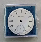 18S Elgin Pocket Watch Porcelain Dial 44.45MM Excellent Condition. Fixed Price $17.50.