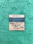 Jaeger Lecoultre Setting Wheel Small Cal. 449 450 S/s Part 22. Fixed Price $31.99.