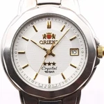 Orient Crystal Star Mens Watch White Dial Quartz 37MM Timepiece Nb/na. Fixed Price $194.87.