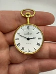 Vintage Bucherer Cal 6365N 17J Pocket Watch Incabloc Rare Flower Back. Fixed Price $120.00.