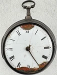 Antique Unsigned Pair Case Key Wind Fusee Pocket Watch Scolding Sterling. Fixed Price $282.50.