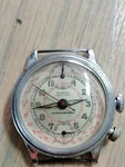 1940S. Pierce Chronograph Military Watch Cal 134. Working, Georgeous!. Fixed Price $900.00.