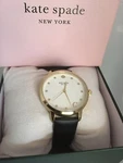 Kate Spade Black Leather Women Metro Monogram Watch "c" New. Fixed Price $97.50.