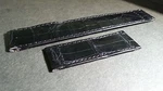 Original Must Cartier Band 17/16MM Shiny Black Crocodile, For Deployment Buck. Fixed Price $180.00.