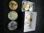 Antique Elgin 12S 8S 6S Pocket Watch Movements + Various For Parts/repair. Fixed Price $19.99.
