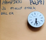 Hampden Molly Stark Pocket Watch Movement 3/O PW391. Fixed Price $9.95.
