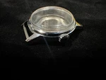 Vintage Medana Swiss Watch Case Nos 27MM Stainless Steel W/ Crystal & Crown. Fixed Price $17.50.