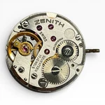 Vtg Zenith 17J 30.5 Manual Movement For Parts Repair Swiss JG1-3. Fixed Price $48.00.