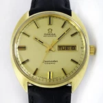 Vintage Omega Seamaster Cosmic D/d 36MM Original Champagne Dial Watch C.1967S. Fixed Price $1999.00.