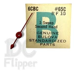 Bulova 6CBC Red Second Hand Watch Part #65C Nos Fits 6CFC, 6CLC, 6CLC2 Read!. Fixed Price $10.99.