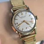 Vintage Girard Perregaux Gyromatic Men's Watch 47AE 463 17JEWELS Swiss 1950S. Fixed Price $525.00.