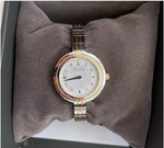 Bulova 98P193 Rhapsody Silver Diamond Dial Two Tone Stainless Steel Womens Watch. Fixed Price $120.00.