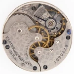Elgin Grade 222 Model 1 0-SIZE 7-JEWEL Antique Pocket Watch Movement, Nice Dial. Fixed Price $76.00.