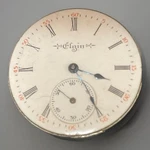 Elgin Pocket Watch Movement 1904 Grade 296 Dial Only Parts Repair. Fixed Price $80.00.
