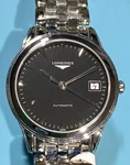 Longines Flagship Classic Automatic Black Dial Stainless Steel Watch Swiss Made. Fixed Price $699.00.