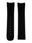 Omega Black / White Rubber Watch Strap Band For 41MM Seamaster Aqua Terra 150M. Fixed Price $274.95.