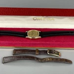Omega De Ville Vintage Ladies Watch Quartz New Battery Leather Band 5910158. Fixed Price $258.00.
