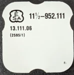 New Eta Esa Cal. 952.111 Part Number 2595/1 - Date Jumper Maintaining Plate. Fixed Price $21.99.