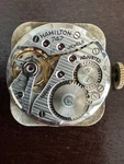 Vintage Mens Hamilton 747 17 Jewels Wristwatch Movement Keeping Time. Fixed Price $115.00.