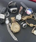 Mixed Vintage Watch Lot Women Used Untested For Parts Repair. Fixed Price $100.00.