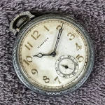Vintage Hampden Mechanical Wind Pocket Watch For Parts Repair Only. Fixed Price $59.98.