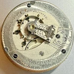 * 1888 18S Waltham Grade Wwc 1883 15J Ps Pocket Watch Movement To Fix P77. Fixed Price $39.99.
