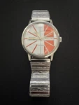 Bulova 1972 Spinnaker 11AOACB Orange Day/date. Fixed Price $1455.00.