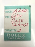 Genuine Nos Rolex Case Clamps Ref: 6084 Cal. A260, One Per Purchase. Fixed Price $44.99.