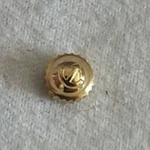 Rado Water Resistant Gold Plated Crown Part Number 48-606. Fixed Price $26.32.