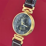 Watch Masonic Mechanical Wrist Molniya Molnja Golden Men Skulls Eye Gothic Ussr. Fixed Price $289.00.