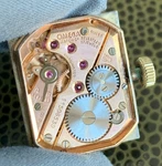 Omega Cal. 301 17 Jewels Rectangular Wristwatch Movement Runs & Keeps Time. Fixed Price $179.55.