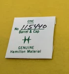 Hamilton 115440 Barrel And Cap Size 14/0 Grades 980-980A-980B-982-982M Nos. Fixed Price $26.00.