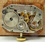 Vintage 1928 Waltham Rect. Model L-7.25 Jewel Movement. Fixed Price $39.00.