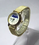 Nelsonic Ladies Genuine Moon-phase Watch 10K Gf Late 80'S--EARLY 90'S Runs Great. Fixed Price $99.99.