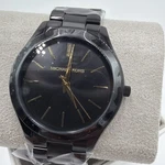 Michael Kors MK3221 Slim Runway Black Stainless Steel Unisex Watch 42MM (Z4-A20). Fixed Price $94.99.
