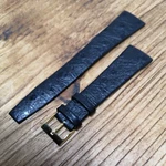 Vintage Nos Original Chronograph Bwc Swiss Black Leather Watch Strap, 20MM. Fixed Price $40.38.