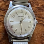 Vtg Men Benrus, 2155-606, Stainless Steel Case, Front Load, Running,. Fixed Price $89.00.