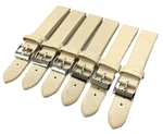Watch Genuine Leather Beige Lizard Grain Flat 18X16MM (lot Of Bands). Fixed Price $51.99.