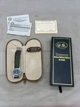 Benrus MIL-W-46374 Military Field Watch Reissue Manual Wind + Case & Box (GG694. Fixed Price $325.00.