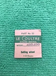 Jaeger Lecoultre Set Wheel Cal. 460 490 Part 450 22, Nos. Fixed Price $22.39.