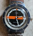 Vintage Timex Dive/ Sports Watch Model 27671- 10578 M105 Movement Keeps. Fixed Price $180.00.
