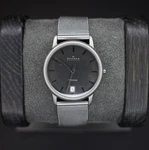 Skagen 170LTTM Mens New Battery 34MM 9" Titanium Slim T4. Fixed Price $50.00.
