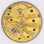 Unsigned Swiss 24.8 X 4.1 Mm Antique Pocket Watch Movement, Cylinder Escapement. Fixed Price $76.00.