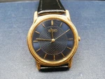 Rare Seiko V701-A100 Blue Dial Baton Leather Dress Watch Refurbished (7848). Fixed Price $127.94.