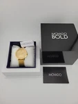 $695 Msrp Movado Bold Women's Gold Dial Stainless Steel Watch - 3600580. Fixed Price $278.99.
