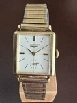 Vintage Men's Longines Wristwatch Cal. 370 Keeping Time 17 Jewel Nice White Dial. Fixed Price $195.00.